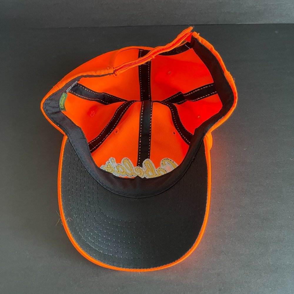 Cabela's Orange Strapback hat - Picture 4 of 5